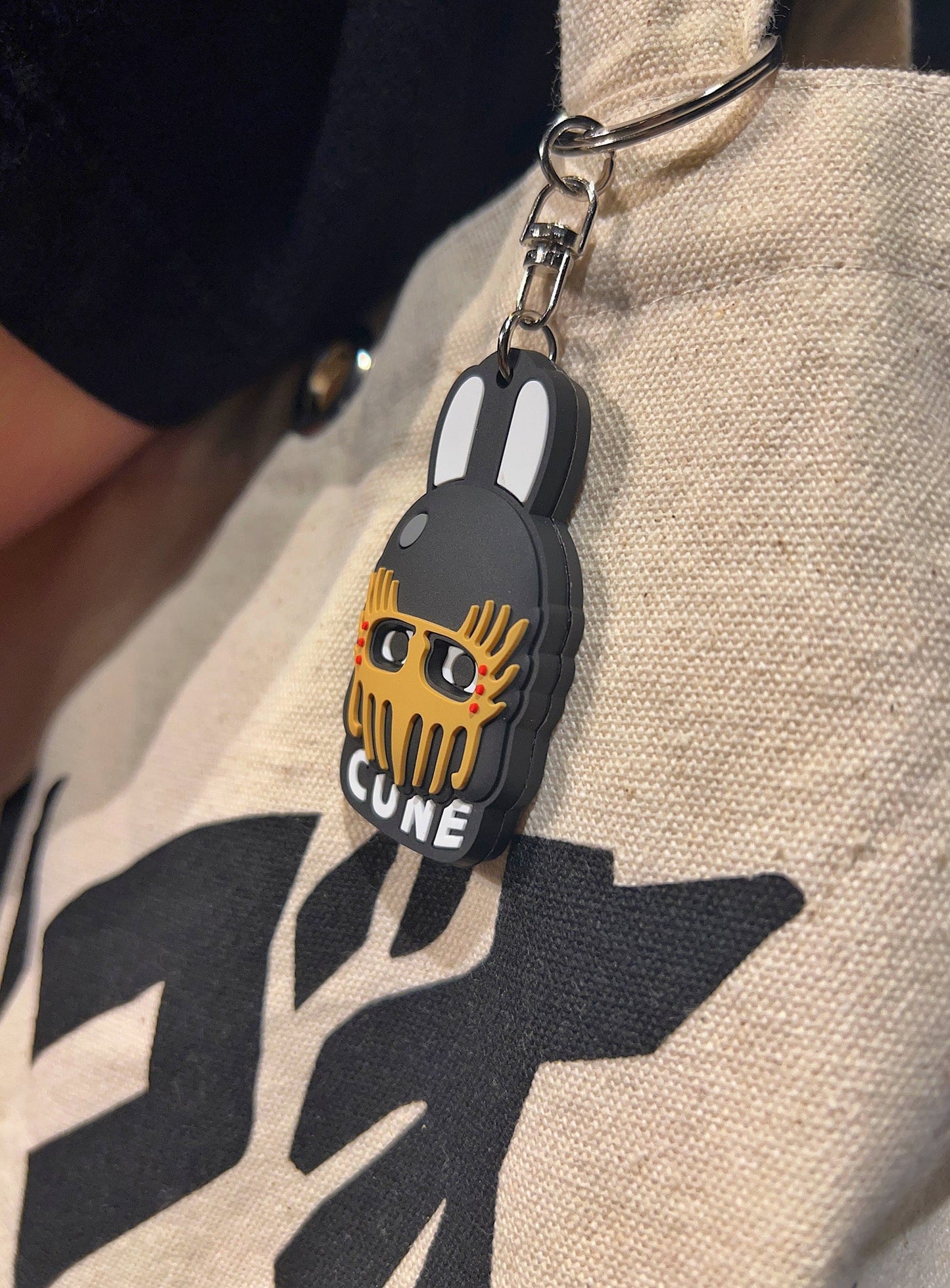 Rubber Key Chain JAGI's Helmet Usagi