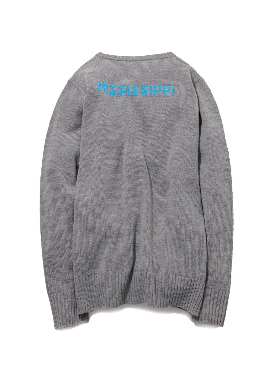 ミシシッピラインニット