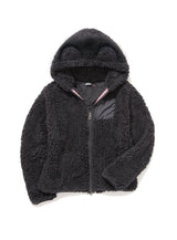 レディースボアジップパーカー