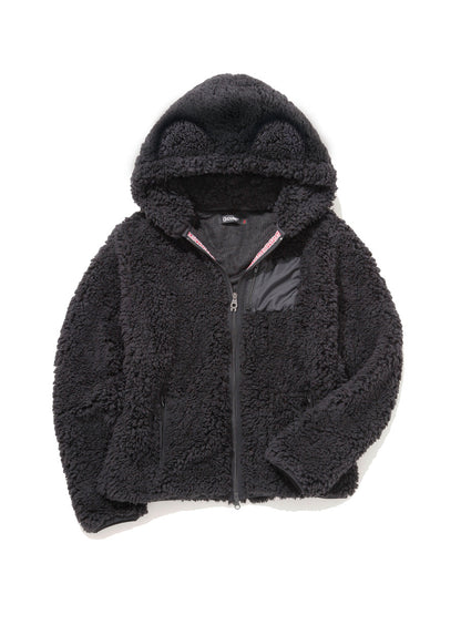 レディースボアジップパーカー