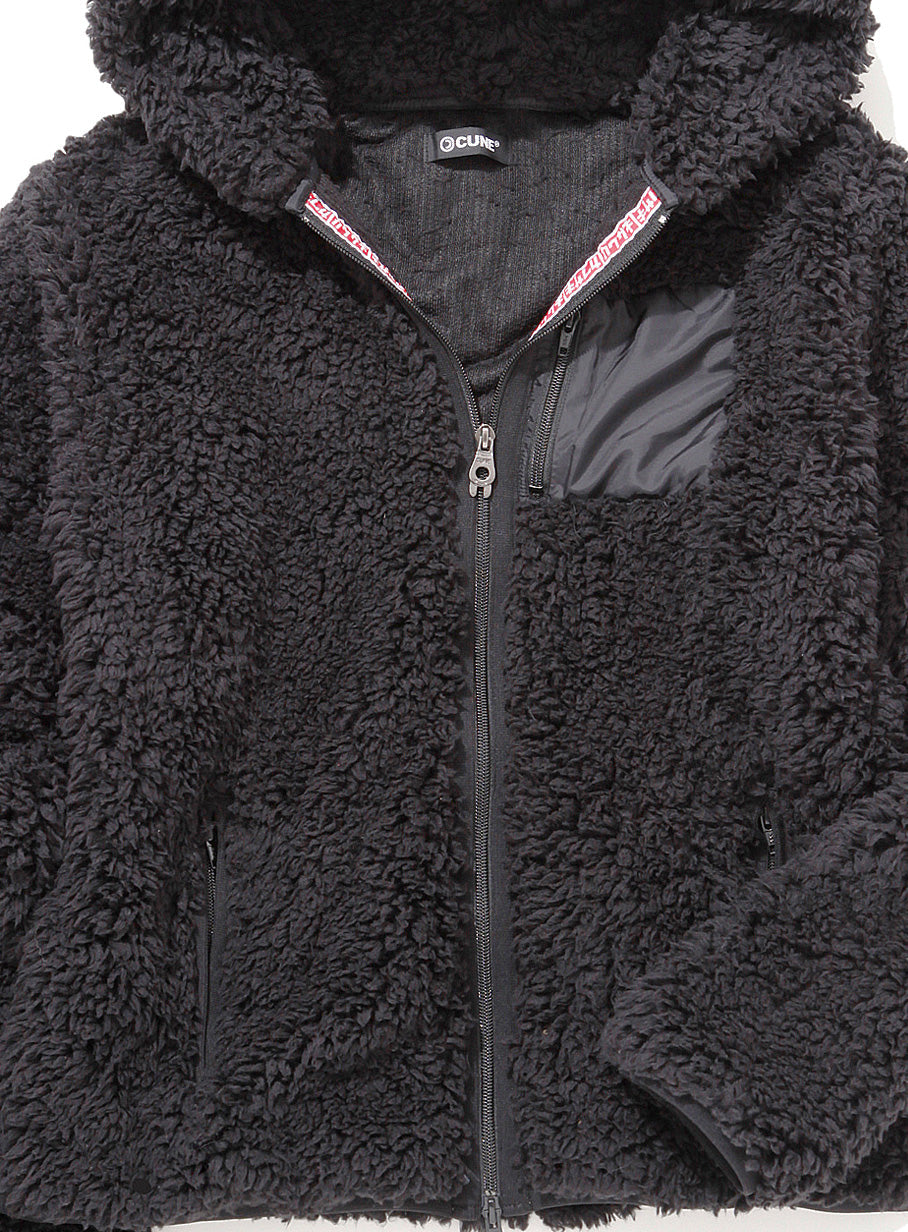 レディースボアジップパーカー