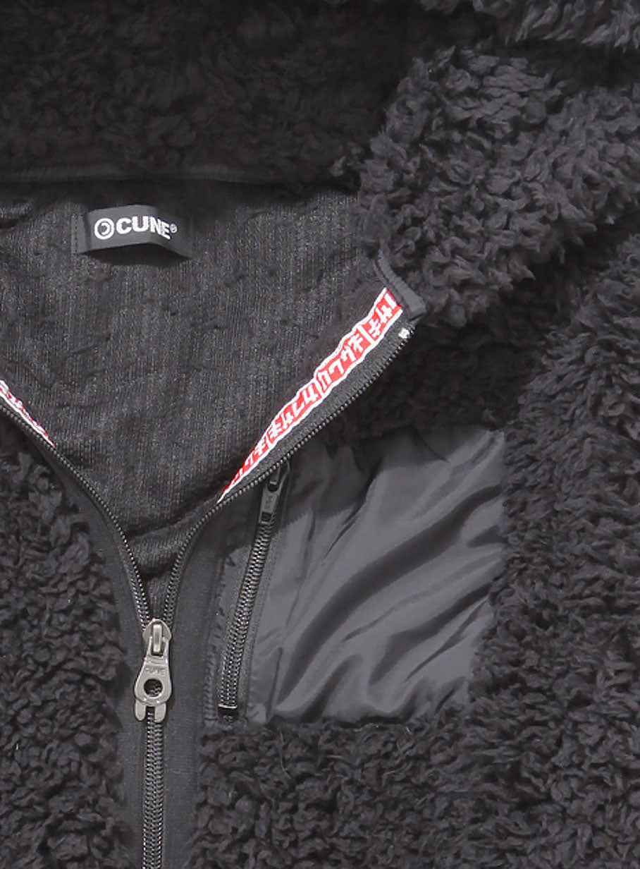 レディースボアジップパーカー