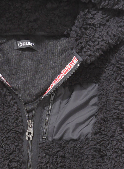 レディースボアジップパーカー