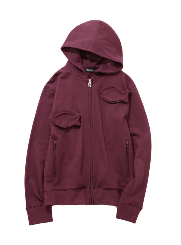 魚ポケットパーカー