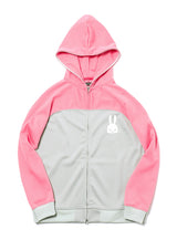 バイカラージャージパーカー