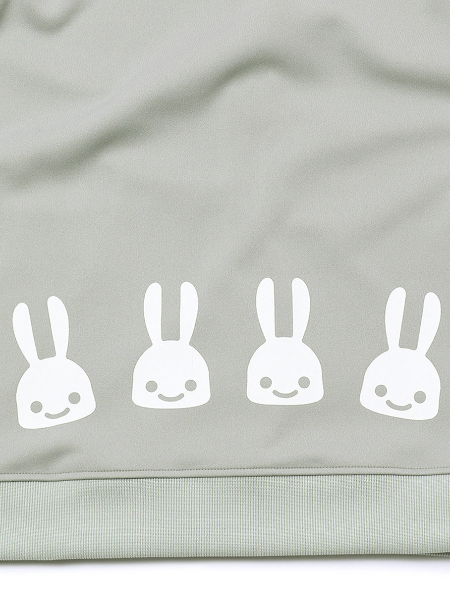 バイカラージャージパーカー