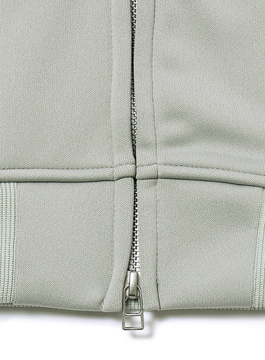 バイカラージャージパーカー