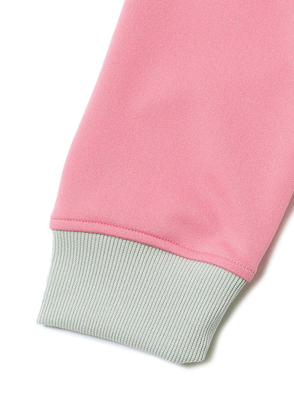 バイカラージャージパーカー