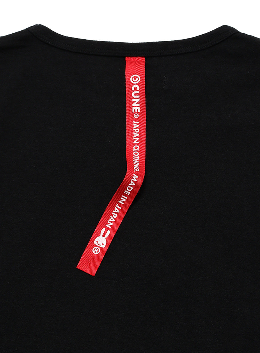 8本袖のウサギTシャツ