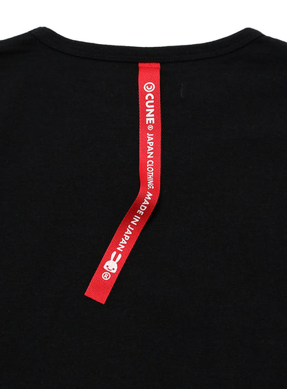 8本袖のウサギTシャツ