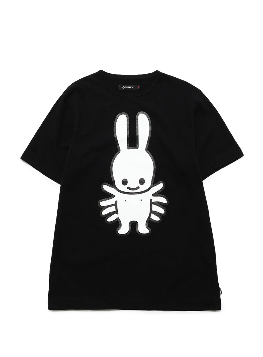 8本袖のウサギTシャツ