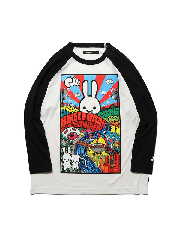 蟹煮会ラグランカットソー