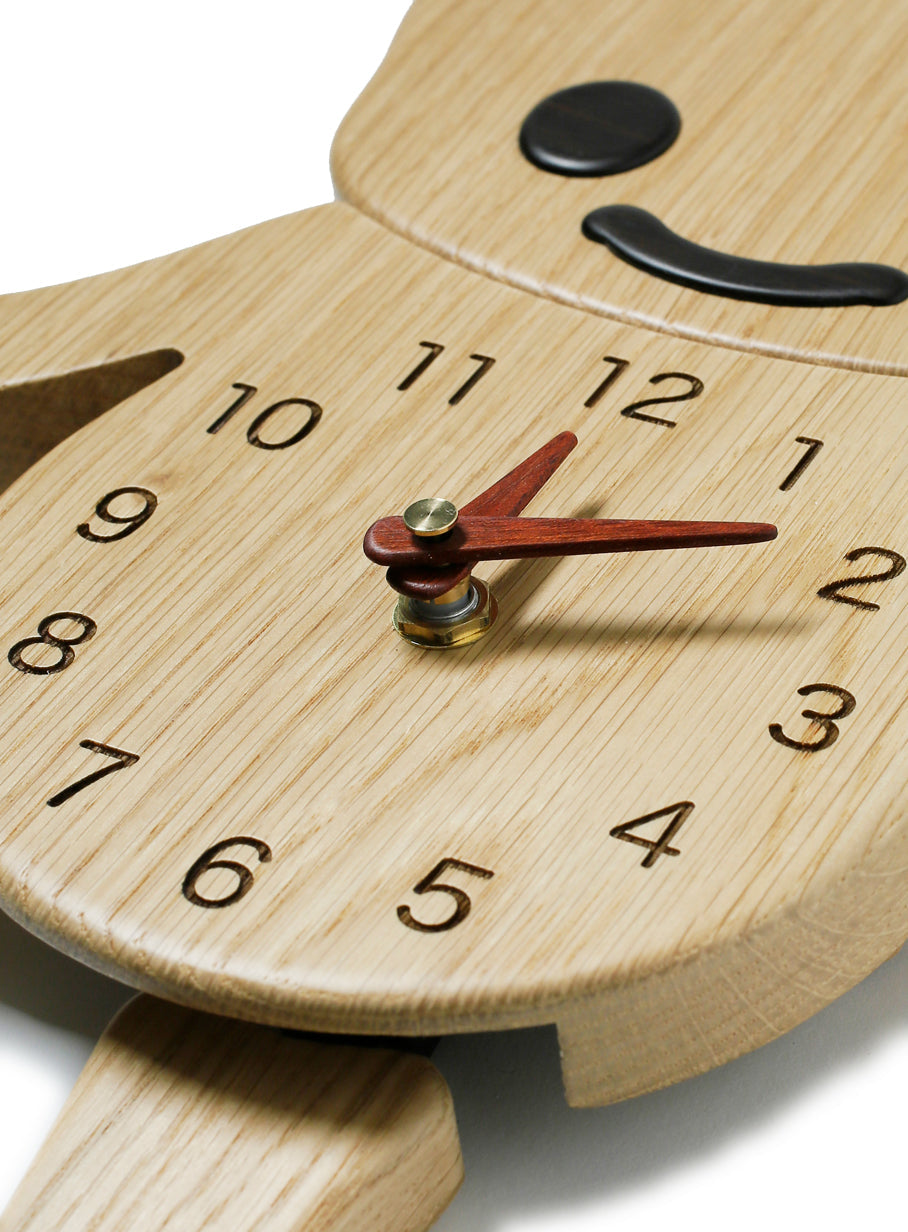 ねこの木の時計