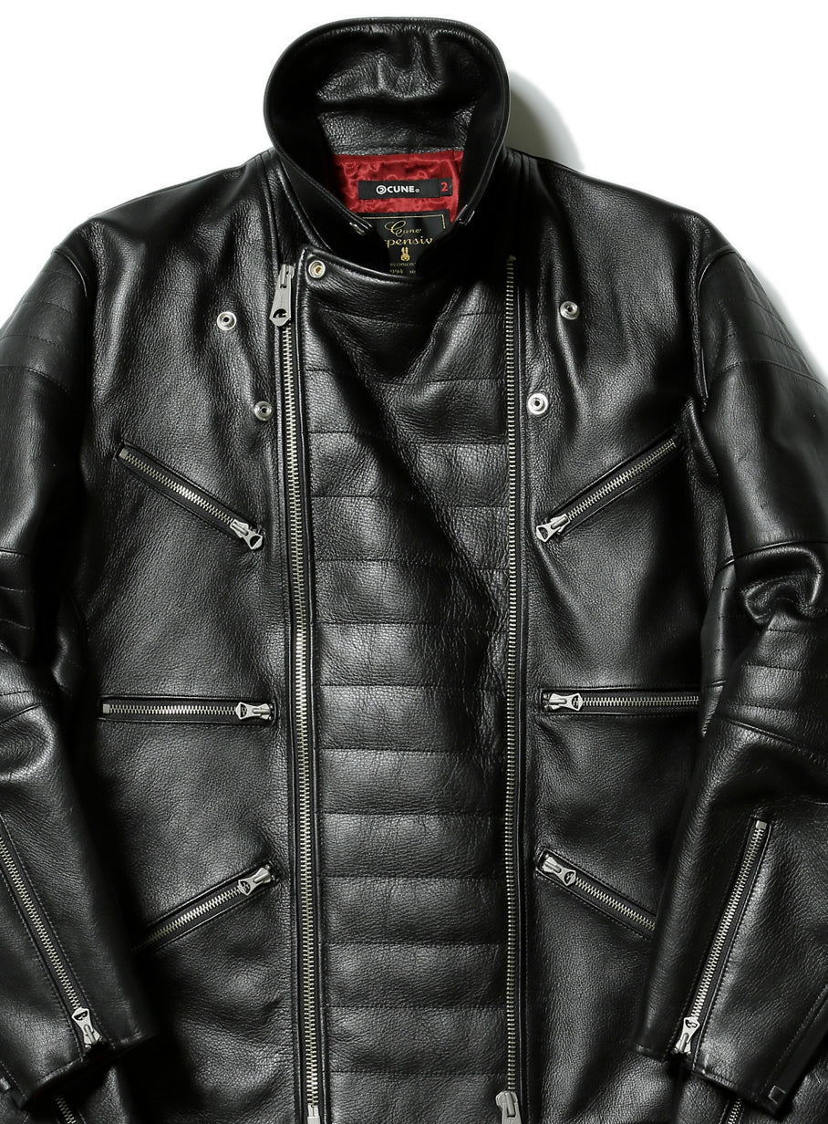 eight arms leather riders jacket