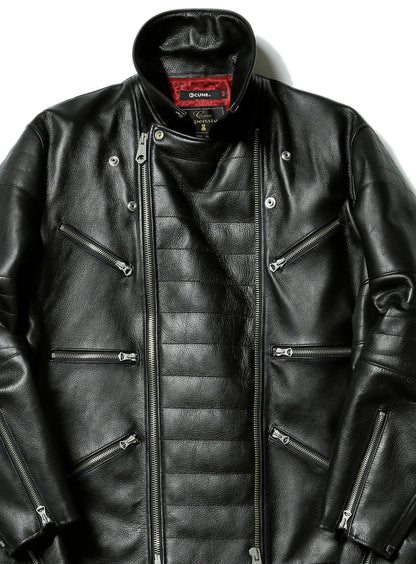 eight arms leather riders jacket