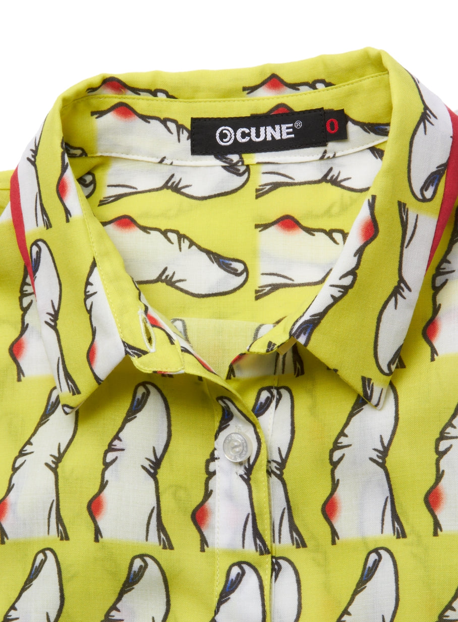 指ノースリーブブラウス