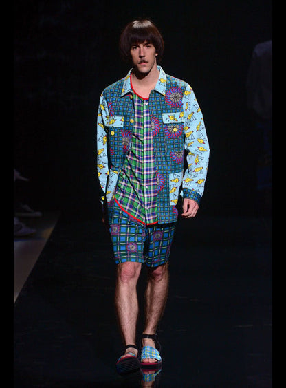 鳥ピータンミリタリーシャツ