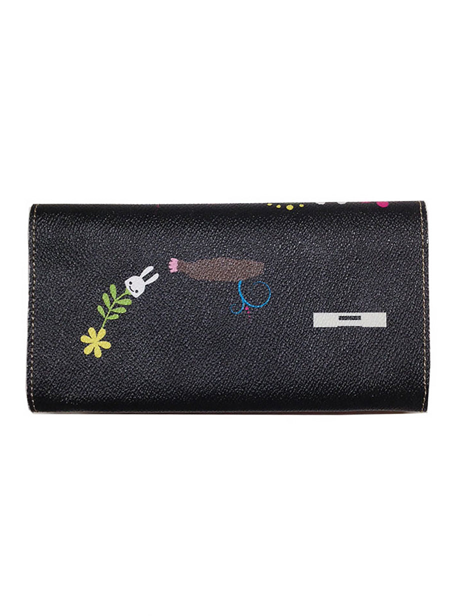 花 長財布