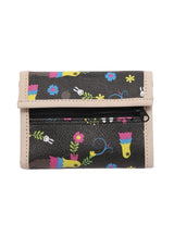 花 ベルクロ財布