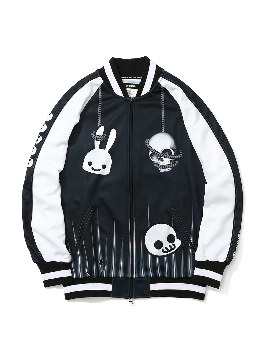 ドクロといぬちゃんのスカジャージ