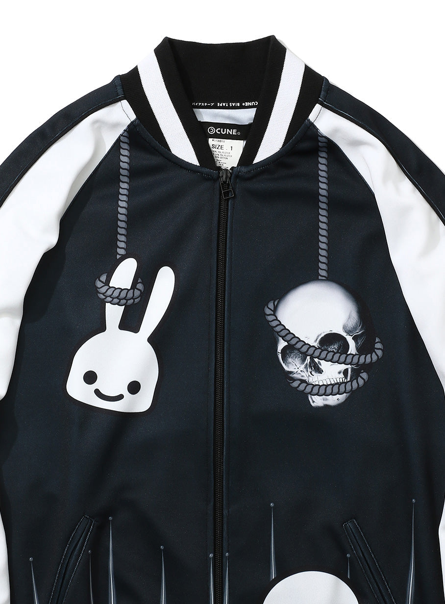 ドクロといぬちゃんのスカジャージ