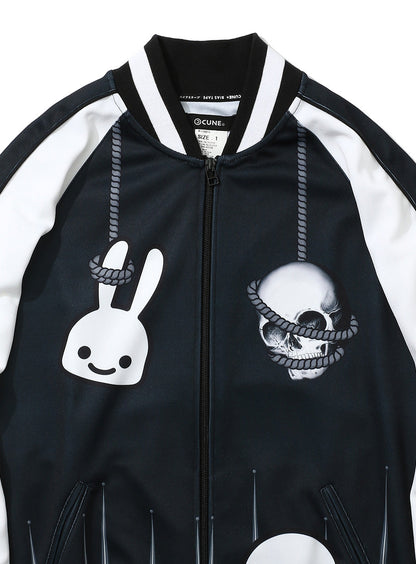 ドクロといぬちゃんのスカジャージ