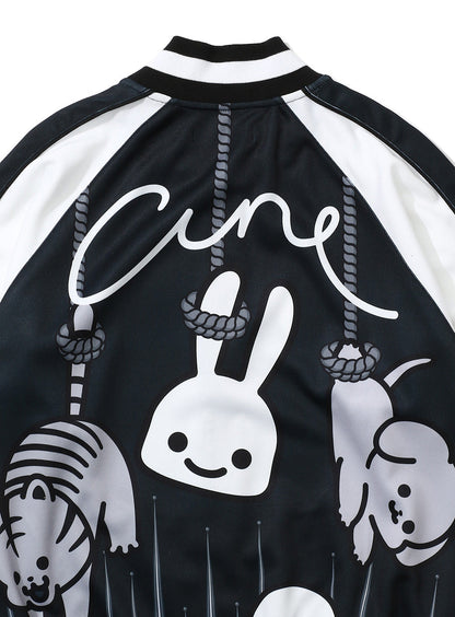 ドクロといぬちゃんのスカジャージ