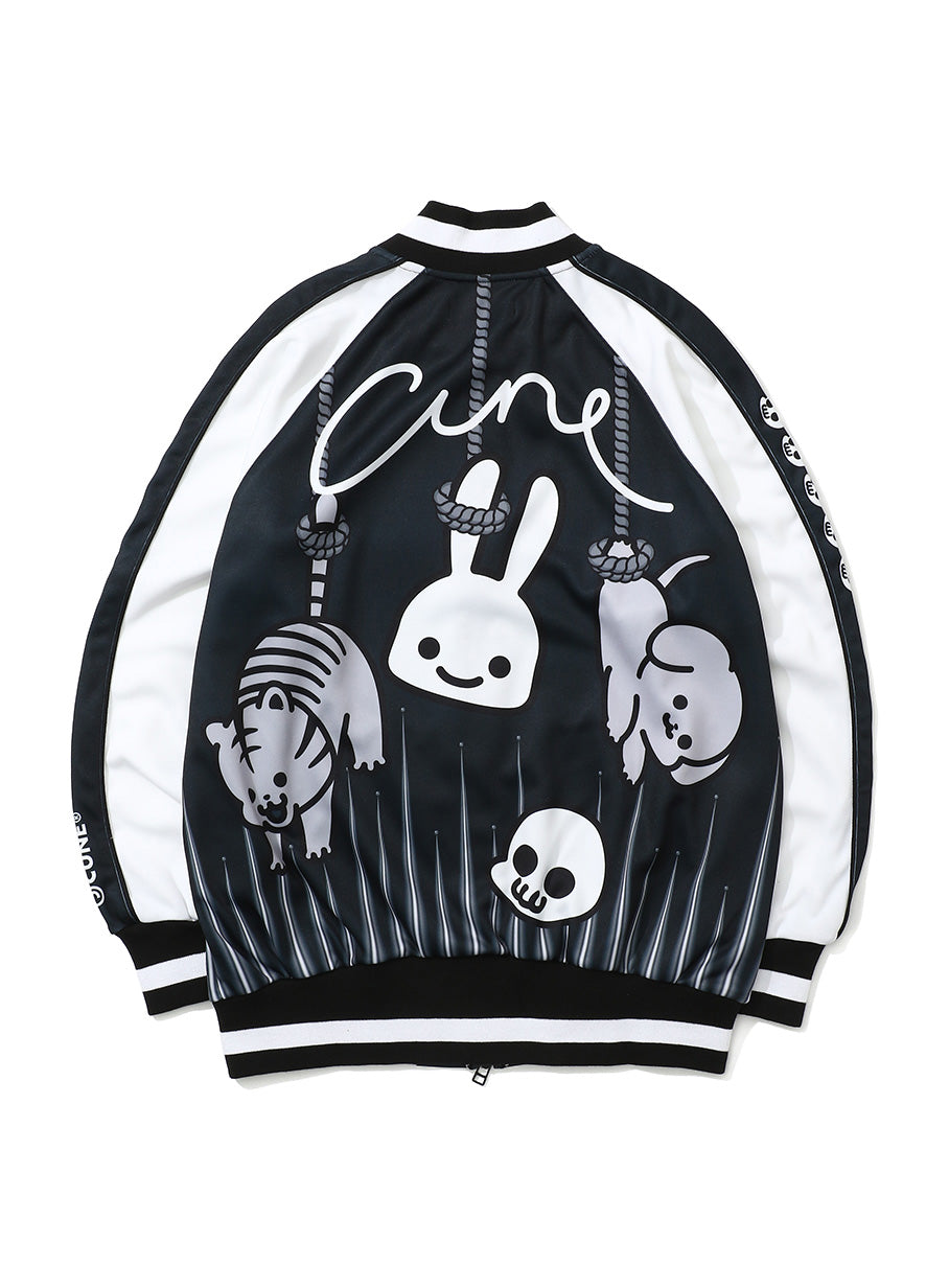 ドクロといぬちゃんのスカジャージ