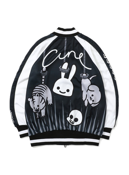 ドクロといぬちゃんのスカジャージ