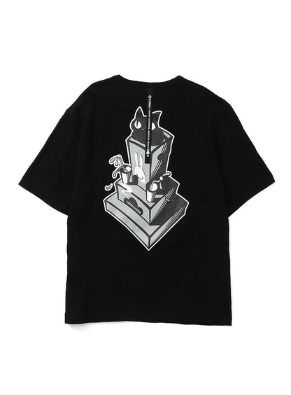 ちょっといいTシャツ 猫と墓