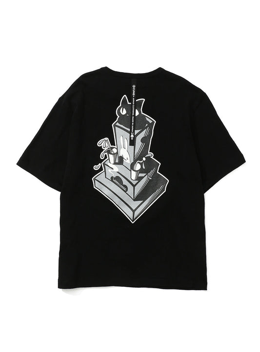 ちょっといいTシャツ 猫と墓