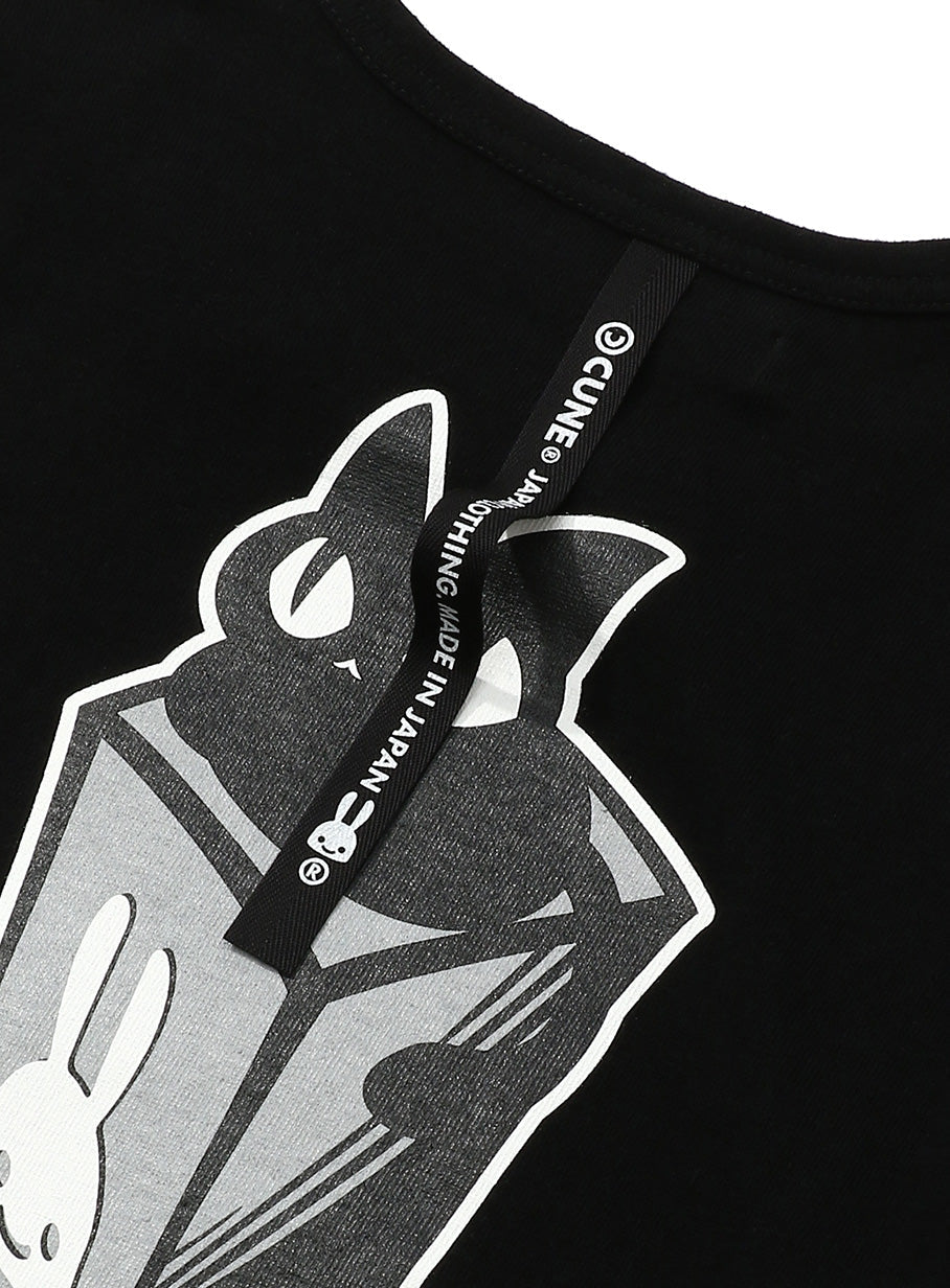 ちょっといいTシャツ 猫と墓