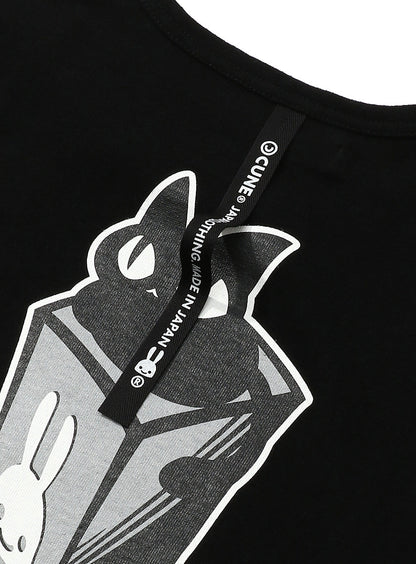 ちょっといいTシャツ 猫と墓