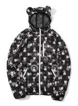 お鼻柄パッカブルブルゾン