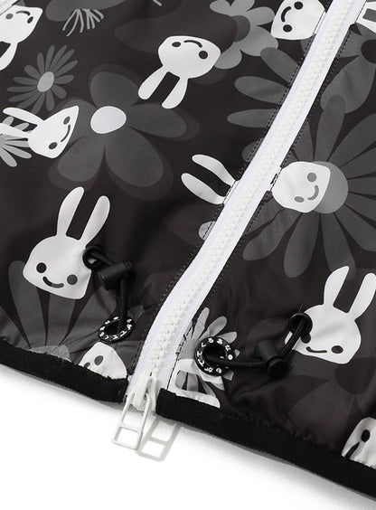 お鼻柄パッカブルブルゾン