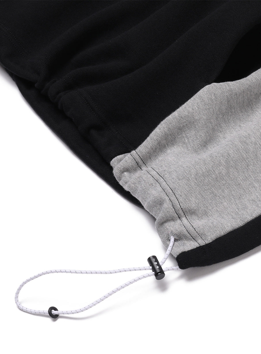 女性の耳付きハーフジップパーカー