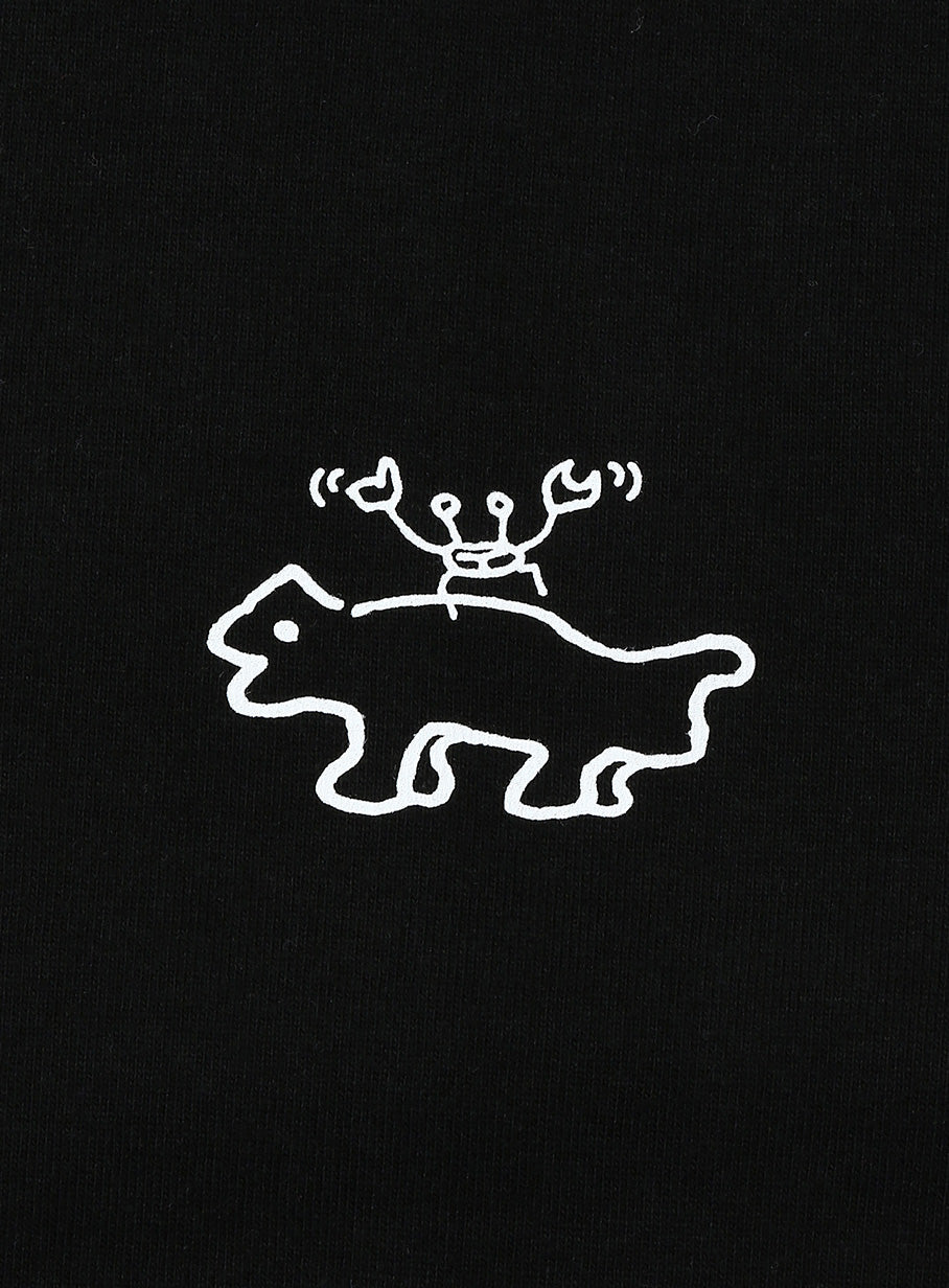 S/S Tee カニと犬