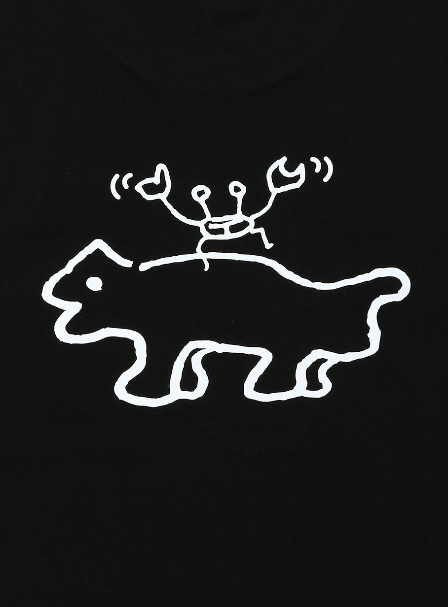 S/S Tee カニと犬