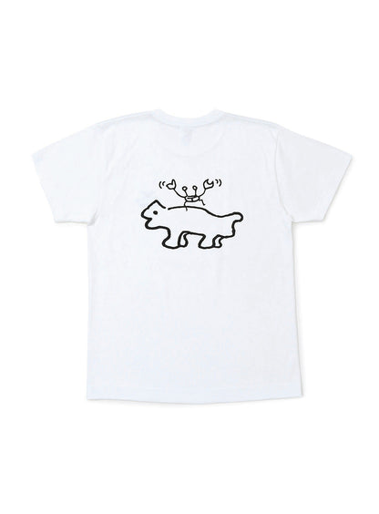 S/S Tee カニと犬