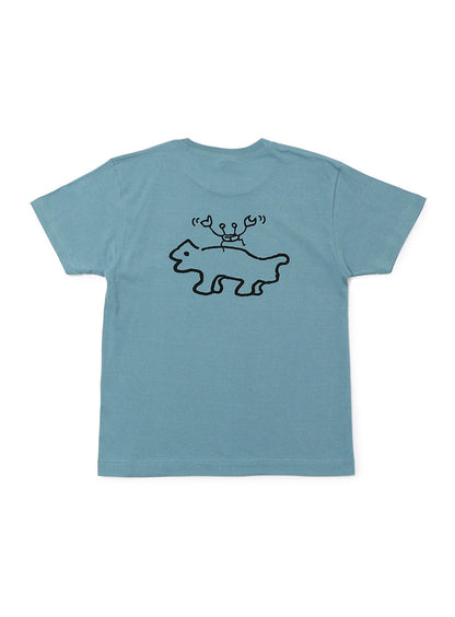 S/S Tee カニと犬