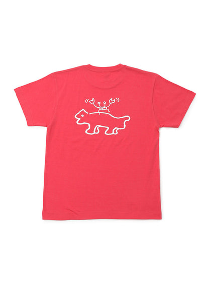 S/S Tee カニと犬