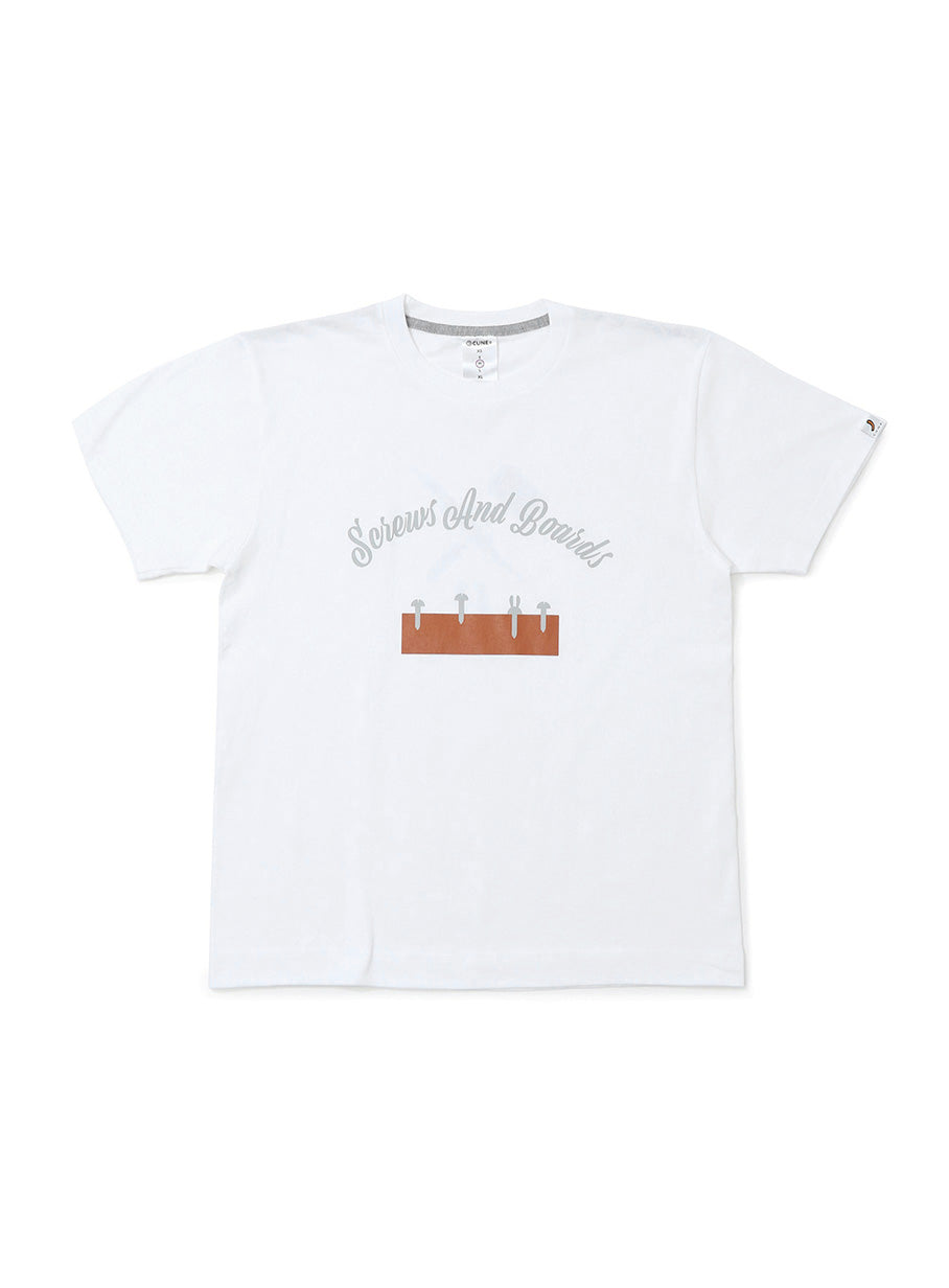 S/S Tee 釘と板