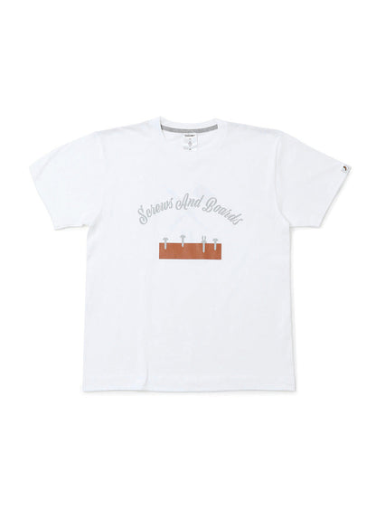 S/S Tee 釘と板