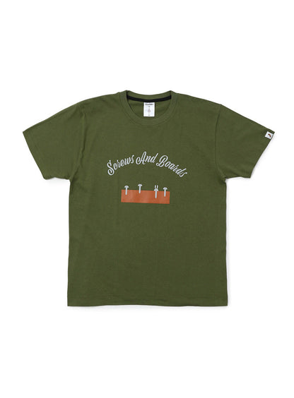 S/S Tee 釘と板