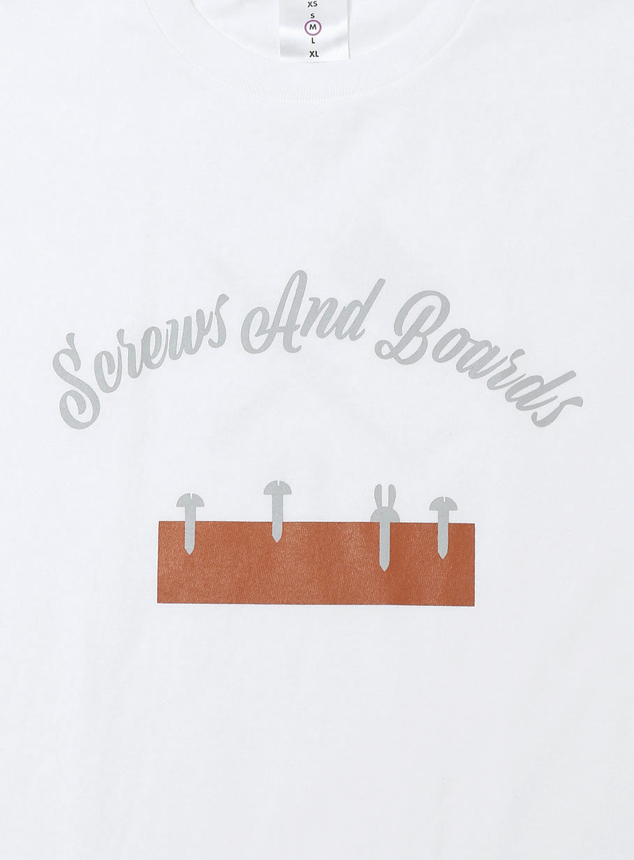 S/S Tee 釘と板