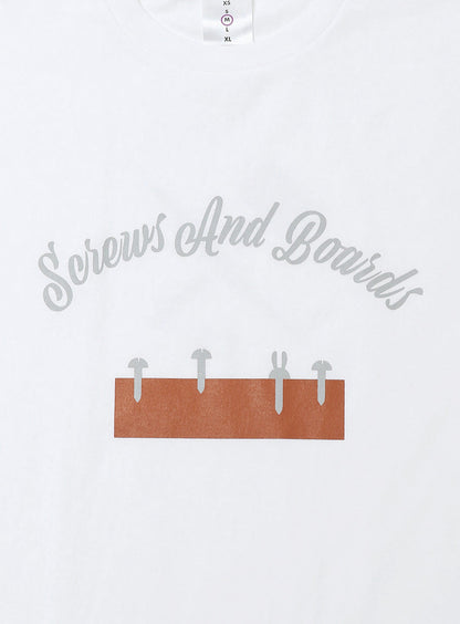 S/S Tee 釘と板