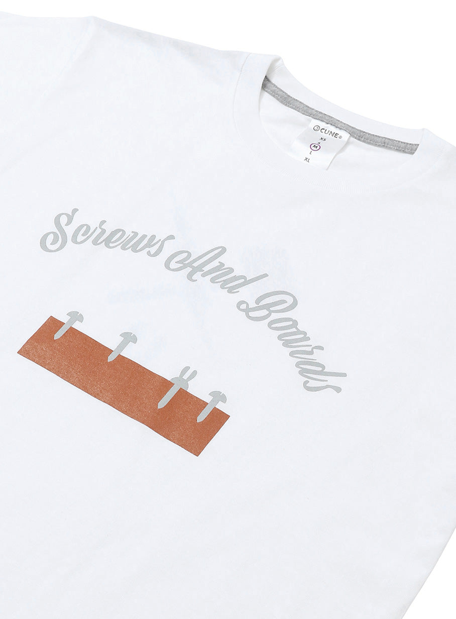 S/S Tee 釘と板