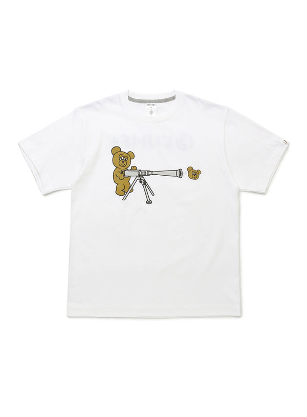 S/S Tee くまとマシンガン