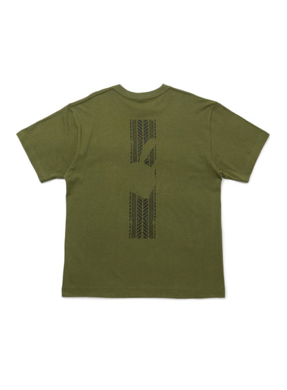 S/S Tee タイヤ痕