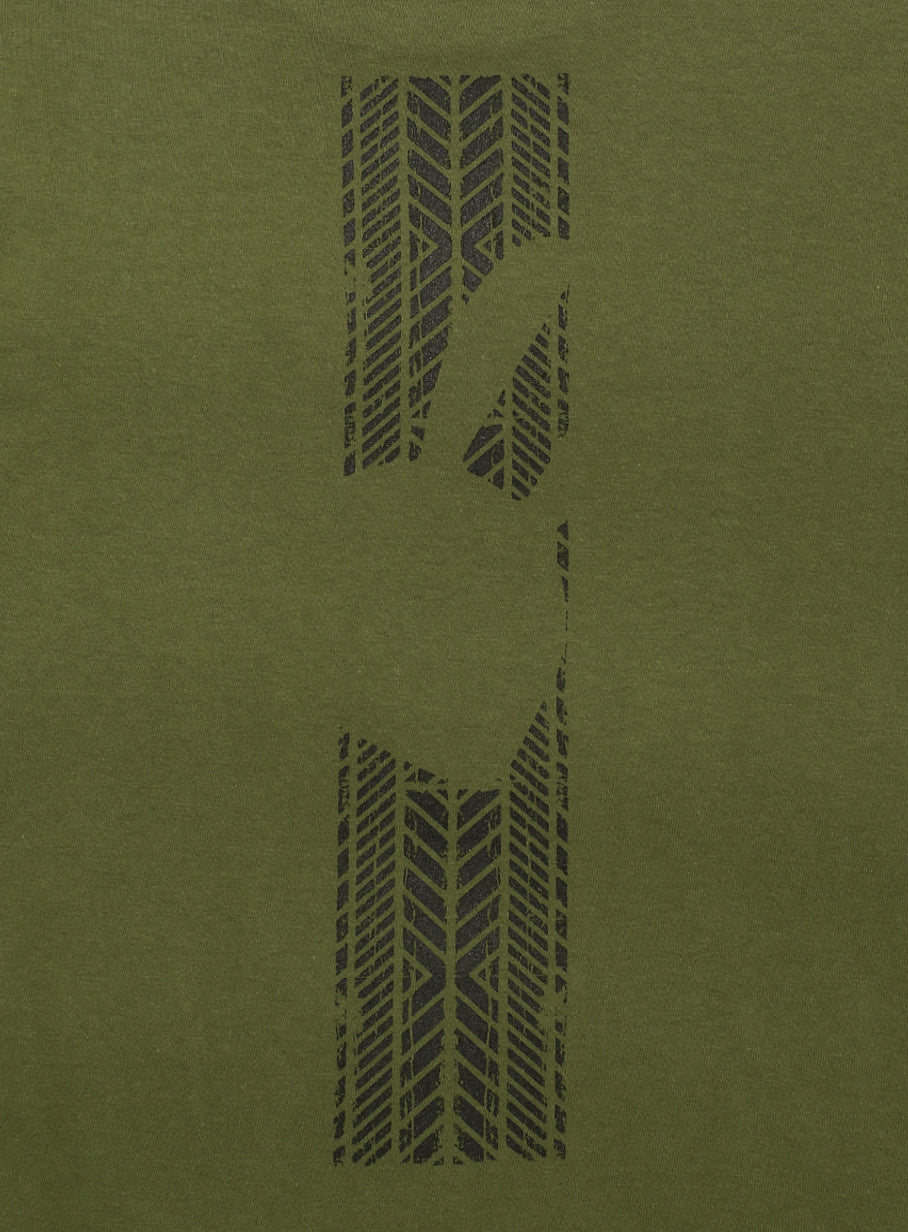 S/S Tee タイヤ痕